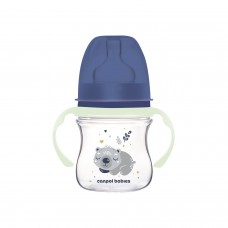 Антиколиковая бутылочка с широким горлышком со светящимися ручками EasyStart Sleepy Koala 120 мл Антиколиковая бутылочка с широким горлышком со светящимися ручками EasyStart Sleepy Koala 120 мл