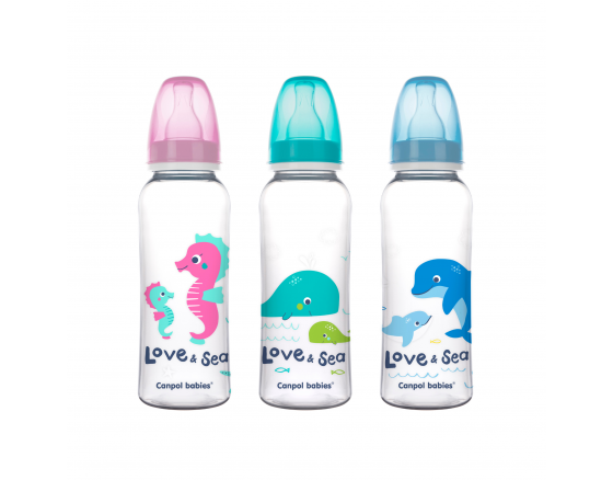  Бутылочка пластиковая LOVE & SEA, 250 мл